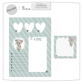 Male Bärchen Notizen / Plannerpapier Bundle Print Datei