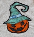Bild 2 von Halloween Kürbis Applikationsvorlage