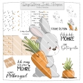 Bild 1 von Karotten Hase DigiStamp inkl. Digipaper