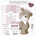 Bild 1 von Lillibärchen DigiStamp inkl. Digipaper