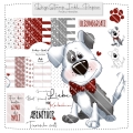 Bild 1 von Hund frecher Lumpi DigiStamp inkl. Digipaper