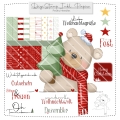 Teddy Christmas DigiStamp inkl. Digipaper