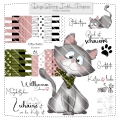 Bild 1 von Katze wilde Hilde DigiStamp inkl. Digipaper